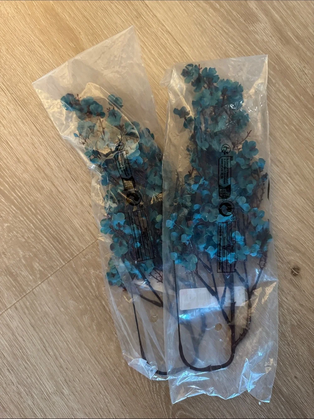Baby’s Breath Blue Faux Floral Stem Set NEW 🏷️